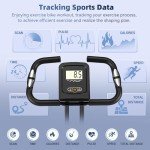 Foldable Exercise Bike with Magnetic Resistance & Display