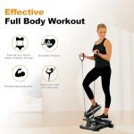 Chiidou Mini Stepper with Resistance Bands and Monitor