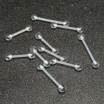 Bioflex Clear Tongue Rings and Nipple Bars