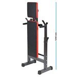 Adjustable Weight Bench with Foldable Barbell Rack