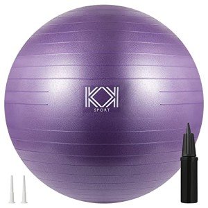 Anti-Burst Exercise Ball for Yoga and Pilates