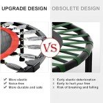 40" Foldable Mini Trampoline with T Bar Handle