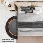 40" Foldable Mini Trampoline with T Bar Handle