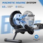 JOROTO Foldable Magnetic Rowing Machine with Bluetooth