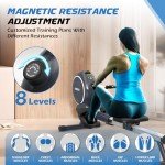 JOROTO Foldable Magnetic Rowing Machine with Bluetooth
