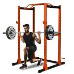 Adjustable Squat Rack with Landmine Attachment
