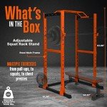 Adjustable Squat Rack with Landmine Attachment