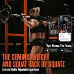 Adjustable Squat Rack with Landmine Attachment