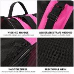 Kefiyis Pink Roller Skate Bag with Adjustable Strap