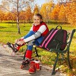 Kefiyis Pink Roller Skate Bag with Adjustable Strap