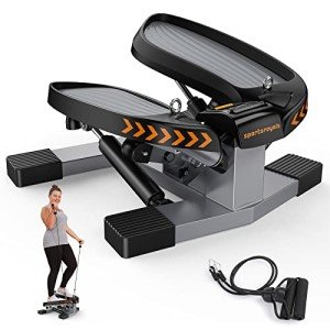 Sportsroyals Mini Twist Stepper with Resistance Bands