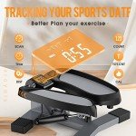 Sportsroyals Mini Twist Stepper with Resistance Bands