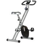 SPORTNOW Quiet Folding Exercise Bike with 8 Resistance Levels
