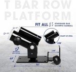 Yes4All Deluxe T-Bar Row Platform with Swivel