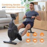 YOLEO Indoor Magnetic Rowing Machine with 16 Levels