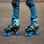 Adjustable Quad Roller Skates for Kids