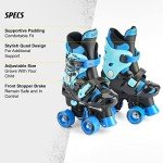 Adjustable Quad Roller Skates for Kids