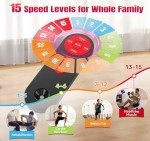Compact Electric Elliptical Pedal Exerciser for Home