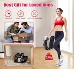 Compact Electric Elliptical Pedal Exerciser for Home