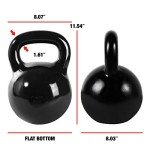 80-Pound CAP Barbell Kettlebell for Home Workouts