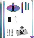 Dance Pole for Home with Ceiling Stand & Tray