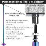 Dance Pole for Home with Ceiling Stand & Tray