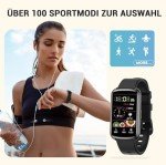 Runlio 1.47" Waterproof Fitness Tracker Watch