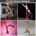 Dance Pole for Home with Ceiling Stand & Tray