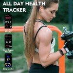 Runlio 1.47" Waterproof Fitness Tracker Watch