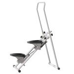 Foldable Height Adjustable Stair Climber with LCD Display