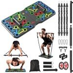 Portable 10-in-1 Push-Up Board for Home Workouts