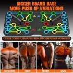 Portable 10-in-1 Push-Up Board for Home Workouts