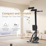 Huzevay Foldable Rowing Machine with Adjustable Resistance