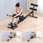 Huzevay Foldable Rowing Machine with Adjustable Resistance