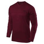 TCA Element Men's Long Sleeve Workout Top - Cabernet