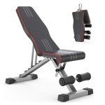 Yoleo Adjustable Weight Bench for Home Gym Fitness