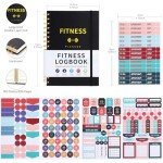 A5 Gym Log Book for Fitness Tracking & Goals