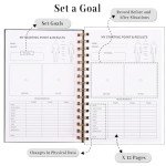 A5 Gym Log Book for Fitness Tracking & Goals