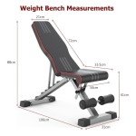 Yoleo Adjustable Weight Bench for Home Gym Fitness