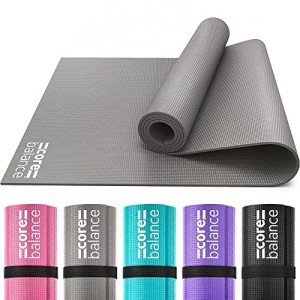 Non-Slip 6mm Core Balance Yoga Mat with Strap
