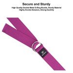 Adjustable Cotton Yoga Strap for Stretching (1.8M)