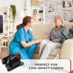 Orbitrek MX Motorized Elliptical Bike with Massage Gun