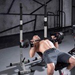 Adjustable Squat Rack and Dip Station Set