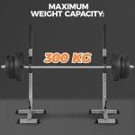 Adjustable Squat Rack and Dip Station Set