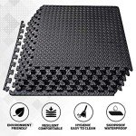 Comfy Interlocking Foam Exercise Mat - 4 Tiles