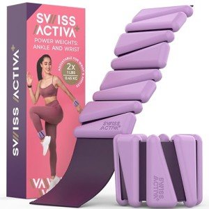 Swiss Activa+ Adjustable 1 lb Wrist/Ankle Weights Set