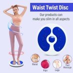 Blue Waist Twisting Disc for Home Workouts