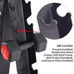 6-Tier A-Frame Dumbbell Rack for Home Gym