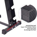 6-Tier A-Frame Dumbbell Rack for Home Gym