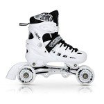 NILS 4-in-1 Adjustable Inline Skates with LED Wheels